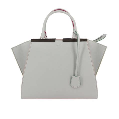 pochette fendi argento|fendi grey handbags.